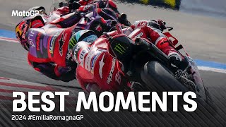 Best MotoGP™ Moments ⚔️  2024 EmiliaRomagnaGP [upl. by Noland]