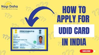 How to apply for Unique ID for Persons with Disabilities in India  Nayi Disha [upl. by Nemsaj383]