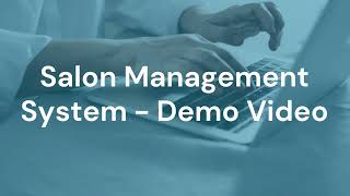 Salon Management System  Demo [upl. by Laroy]