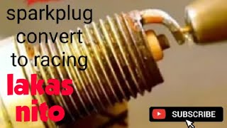 how to modify sparkplug to racing  side gapping [upl. by Newberry]