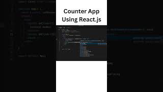 Counter app using Reactjs [upl. by Tnattirb]