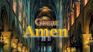 GREAT AMEN by Fr Manoling Francisco SJ with Lyrics [upl. by Suivatal]