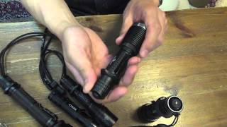 Flashlight review  EagleTac G25C2 Mk2 amp Olight M22 Warrior [upl. by Nwatna919]