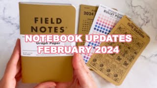 Field Notes  February Update  Hobonichi Weeks 🥰 [upl. by Esil]