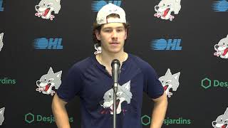 Game 59 Post Game Comments Sudbury Wolves vs Oshawa Generals [upl. by Eentroc]