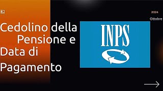 PENSIONATI IL CEDOLINO DI OTTOBRE  INFO SU CONGUAGLI ADDIZIONALI E TASSAZIONE [upl. by Jaela716]