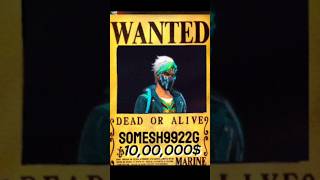 wanted poster trending short viralshort freefire [upl. by Rehnberg]