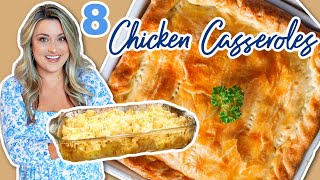 8 Chicken Casseroles That Are Delicious And Simple [upl. by Refinne]