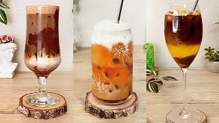 Wie man Eiskaffee zu Hause zubereitet 🍹Der perfekte Eiskaffee  3 Rezepte [upl. by Oderfodog]