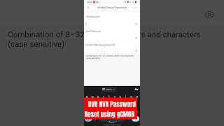 How to change DVR NVR password using gCMOB iCMOB app cpplus passwordchange dahuatechnolgy gcmob [upl. by Anolahs]