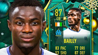 THE MARSEILLE LINKS 😍 87 Winter Wildcards Bailly Player Review  FIFA 23 Ultimate Team [upl. by Gallager]