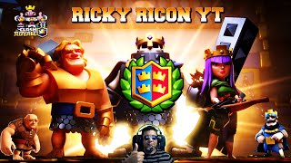 🔴JUGANDO CLASH ROYALE A LOS TIEMPOS😎  CLASH ROYALE  RICKY RICON YT [upl. by Aneela]