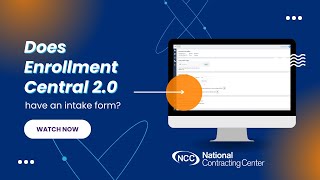 Does Enrollment Central 20 have a customer intake form [upl. by Annam]