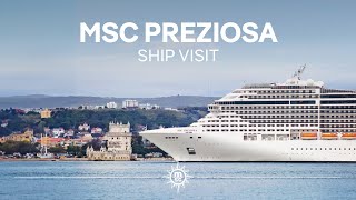 MSC Preziosa  Ship Visit [upl. by Dorrej]