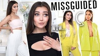 AD TRYING ON VERY EXTRA CLOTHING FROM MISSGUIDED [upl. by Konstanze]