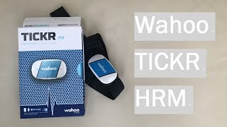 Wahoo TICKR Heart Rate Monitor Review BRILLIANT [upl. by Colas808]