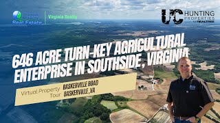 646 AC Turnkey Agricultural Enterprise  Prime Farming Operations  Baskerville VA [upl. by Eelrebmik]