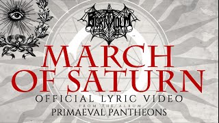 BORNHOLM  March Of Saturn OFFICIAL LYRIC VIDEO 2016 [upl. by Akcirret]