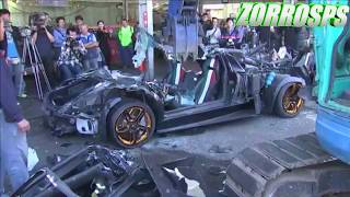 This way a Lamborghini Murcielago SV is scrapped [upl. by Ayocal]