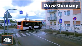 Relaxing Drive from Mannheim to Ludwigshafen Germanys Ugliest City 4K [upl. by Eynenihc]