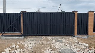 Production of own Cantilever sliding gates [upl. by Aikemahs344]