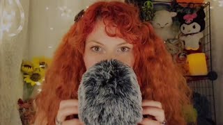 ASMR friend helps calm your mind slow whispering amp fluffy mic scratching [upl. by Coke536]