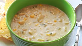 Easy White Chicken Chili Recipe [upl. by Adnahsat]