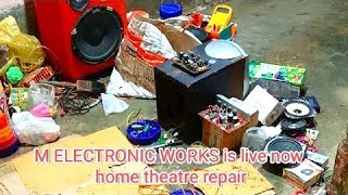 M ELECTRONIC WORKS is live now home theatre repair [upl. by Hillman]