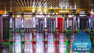 Nuovi tornelli anti saltatori metro Milano ecco i primi installati a San Donato [upl. by Acherman]