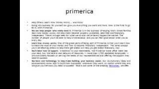 PRIMERICA BUSINESS OPPORTUNITY [upl. by Avah]