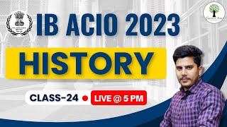 IB ACIO 2023  History  Class 24  By Pawan Sir  Success Tree [upl. by Aoket]