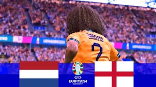 Holanda vs Inglaterra Resumen  EUROCOPA 2024 [upl. by Ylhsa]