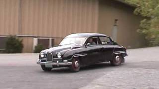 Beautiful sound of a Saab 96 2 Stroke [upl. by Jarlathus]