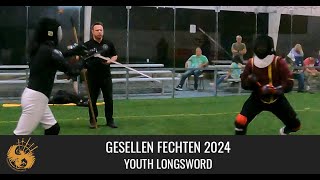 Gesellen Fechten 2024  Youth Longsword [upl. by Pedaias]