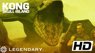 Kong skull island 2017 FULL HD 1080p  skull crawler attack Legendary movie clips [upl. by Cochrane944]