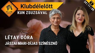 A szétszakított színházi szakmáról Létay Dóra színésznő [upl. by Nelra]