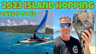 2023 island hopping on a sailing kayak EP5 [upl. by Gnil]