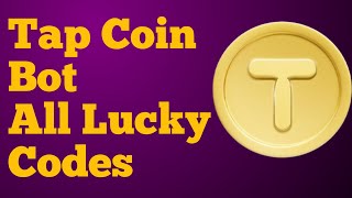 tap coin bot lucky code all code  free Airdrop Tv [upl. by Agni149]