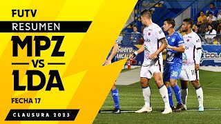 Resumen del juego MPZ 1 vs LDA 3  Clausura 2023  Jornada 17 [upl. by Devinne386]