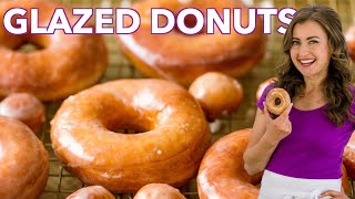 How To Make Glazed Donuts  Soft and Fluffy Donut Recipe [upl. by Oina]