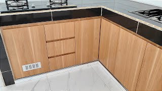 Membuat Kitchen Set Bawah Minimalis Dapur Ukuran 1m x 1m [upl. by Clarhe]