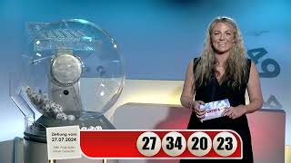 LOTTO 6aus49Gewinnzahlen von Samstag 27072024 [upl. by Anevad]