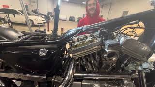 Harley sportster rocker box gasket change part 2 [upl. by Ramu270]