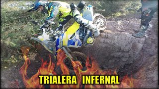 Enduro con MAXI TRAILS  Viajando con Mabre  Husqvarna 701  Fran Adventure [upl. by Adyl646]