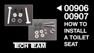 Tech Teams 0090600907 Toilet Seat Replacement Hinge Bolt Set [upl. by Secilu196]