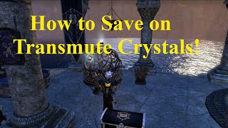 ESO How to Use Less Transmute Crystals [upl. by Cristian607]