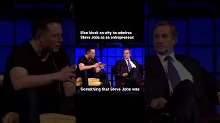 Elon Musk on Steve Jobs elommusk stevejobs elonmuskmotivationalspeech elonmuskinterview trend [upl. by Millian]