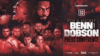 Conor Benn Vs Pete Dobson Press Conference [upl. by Adnalohs]