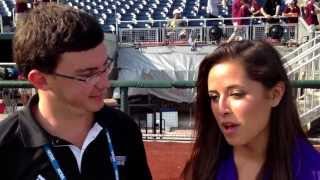 HailStateBEATs Bob Carskadon Interviews ESPN Sideline Reporter Kaylee Hartung [upl. by Yliah207]