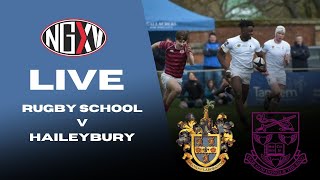 LIVE RUGBY RUGBY vs HAILEYBURY  SCHOOLS RUGBY [upl. by Iror]